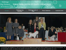 Tablet Screenshot of dog-harmony.fr